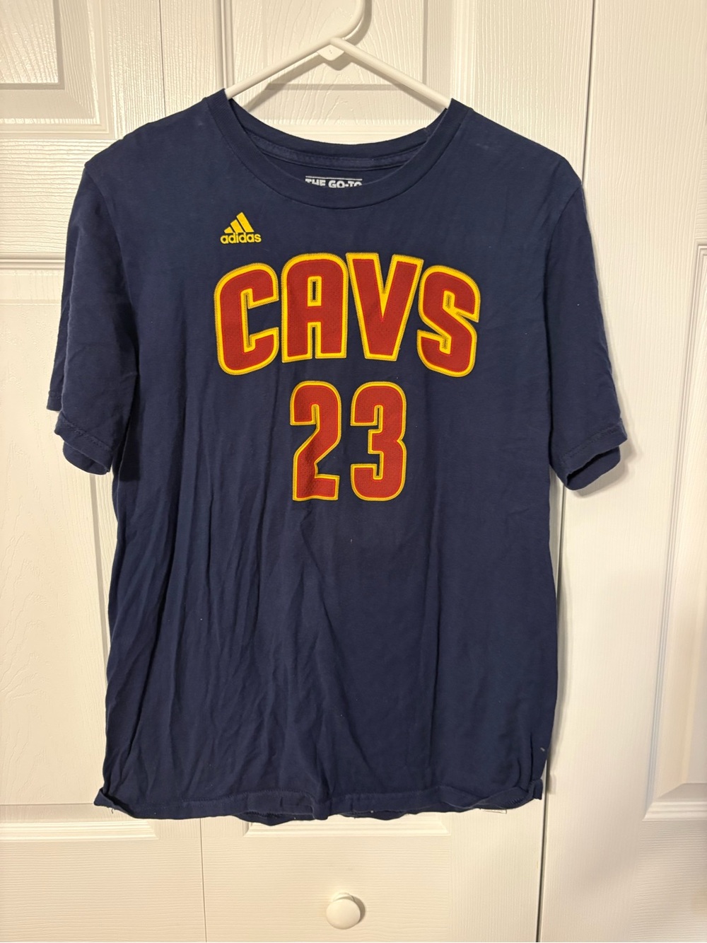 LEBRON JAMES CLEVELAND adidas Navy CAVS 23 Graphic Tee